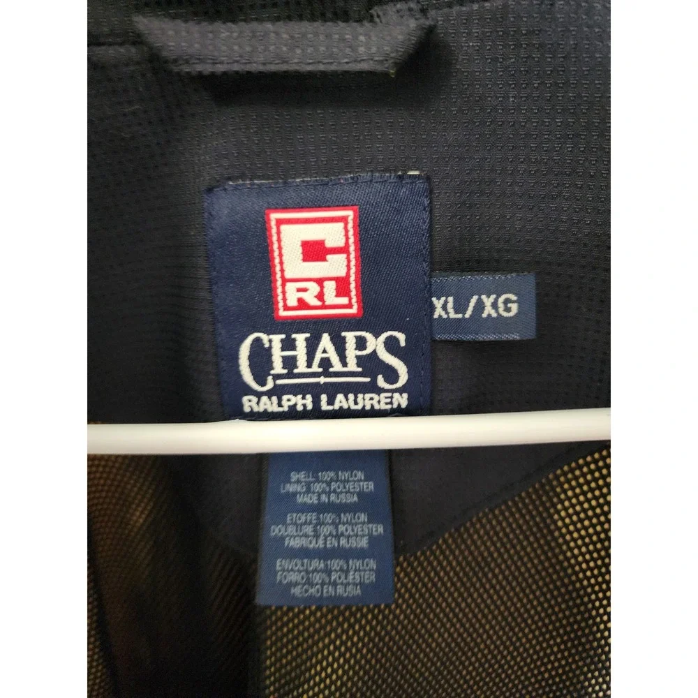 Chaps Ralph Lauren jacket men's XL colorblock windbreaker Vintage 90s/Y2K ,